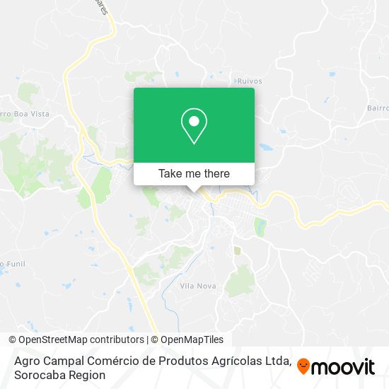 Agro Campal Comércio de Produtos Agrícolas Ltda map