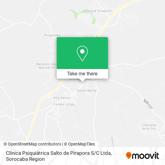 Clínica Psiquiátrica Salto de Pirapora S / C Ltda map