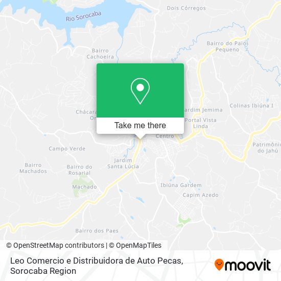 Leo Comercio e Distribuidora de Auto Pecas map