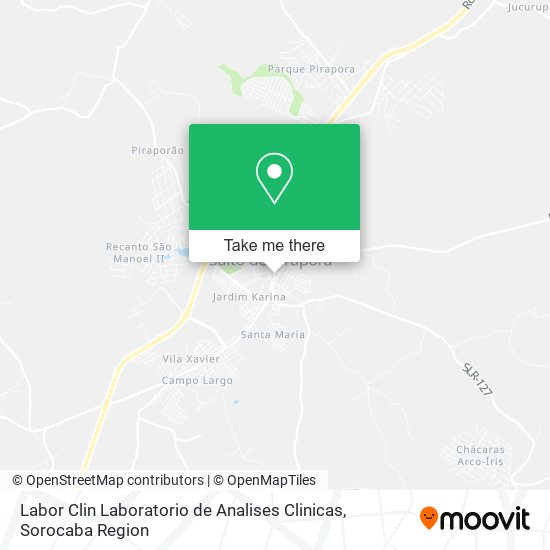 Labor Clin Laboratorio de Analises Clinicas map