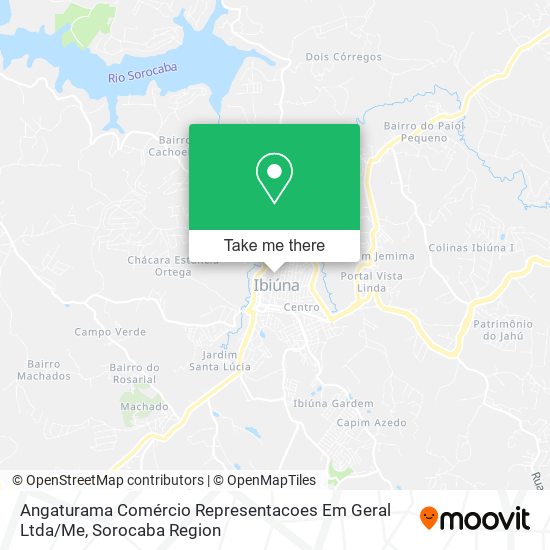 Angaturama Comércio Representacoes Em Geral Ltda / Me map