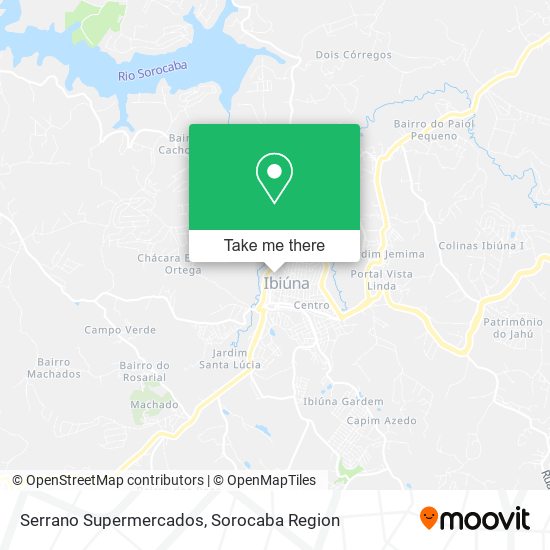 Serrano Supermercados map