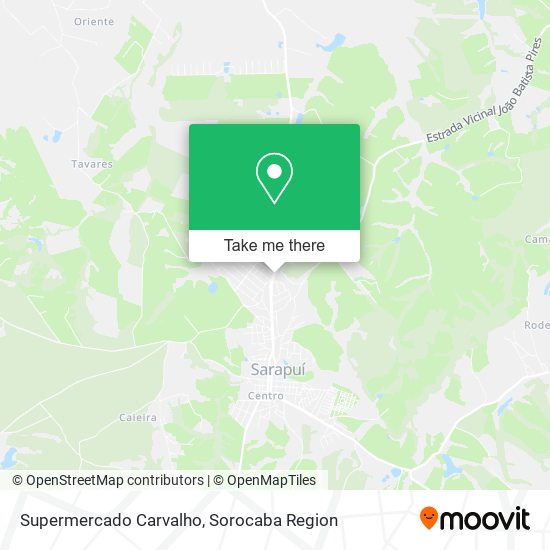 Mapa Supermercado Carvalho