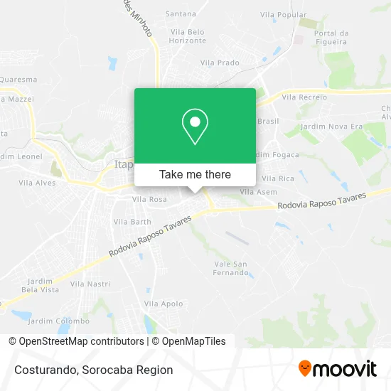 Costurando map
