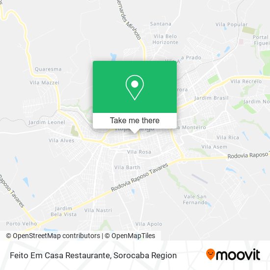 Feito Em Casa Restaurante map