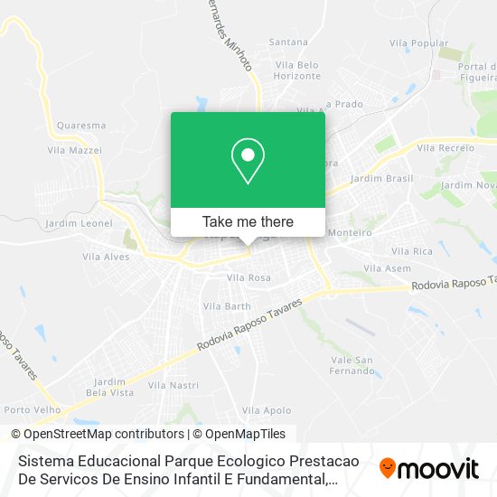 Sistema Educacional Parque Ecologico Prestacao De Servicos De Ensino Infantil E Fundamental map