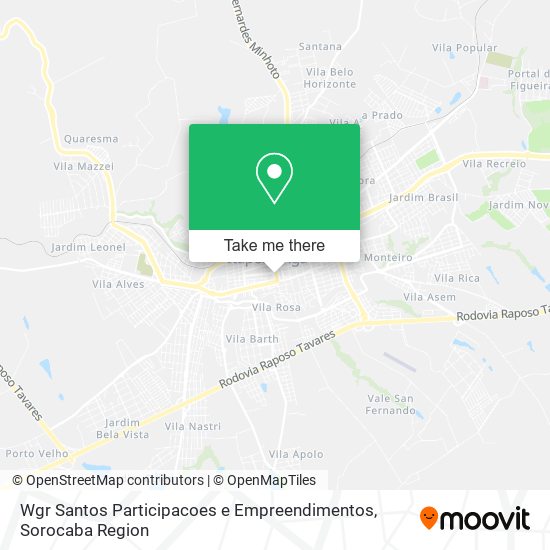 Wgr Santos Participacoes e Empreendimentos map