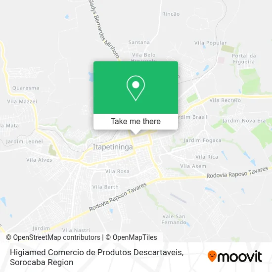Higiamed Comercio de Produtos Descartaveis map