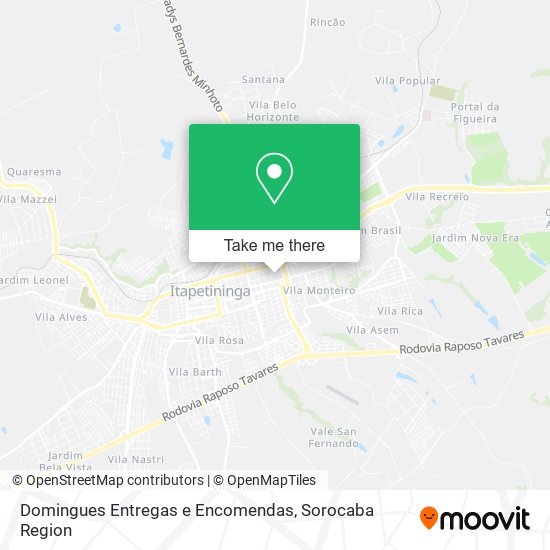 Domingues Entregas e Encomendas map