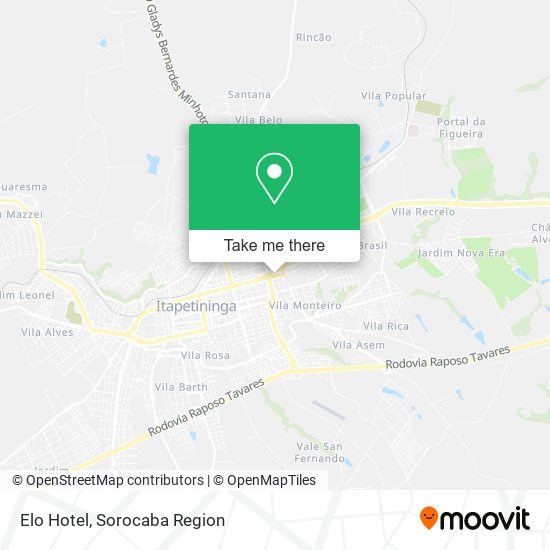 Elo Hotel map