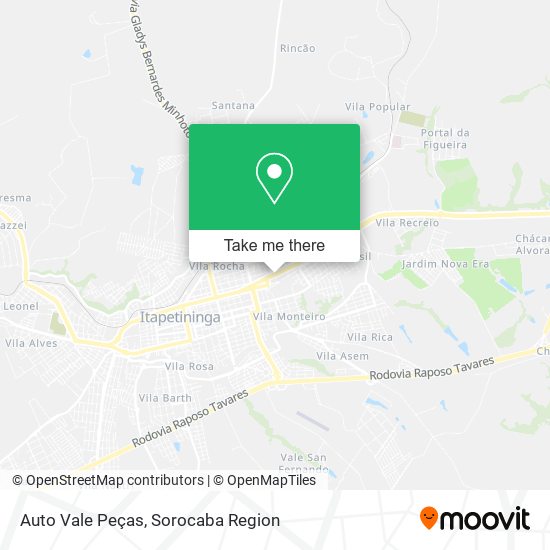 Auto Vale Peças map