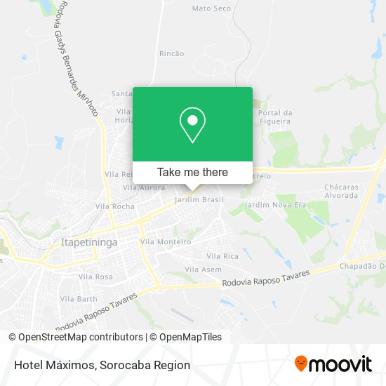 Hotel Máximos map