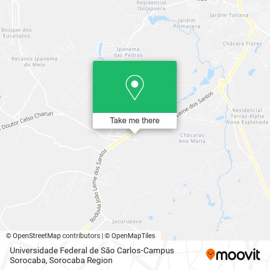 Universidade Federal de São Carlos-Campus Sorocaba map