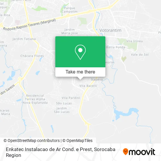 Enkatec Instalacao de Ar Cond. e Prest map