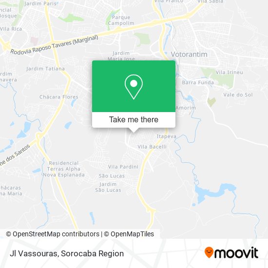 Jl Vassouras map