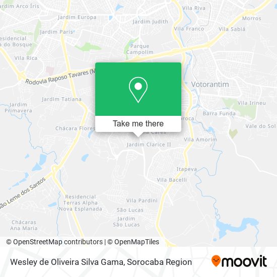 Mapa Wesley de Oliveira Silva Gama