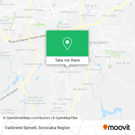 Valdirene Spinelli map