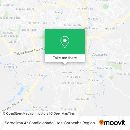 Soroclima Ar Condicionado Ltda map