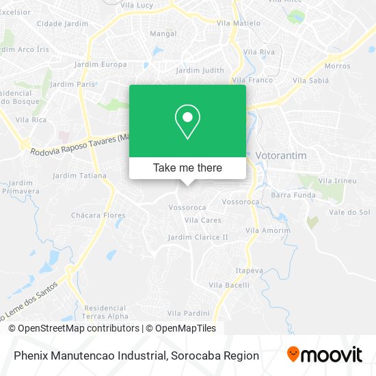 Phenix Manutencao Industrial map