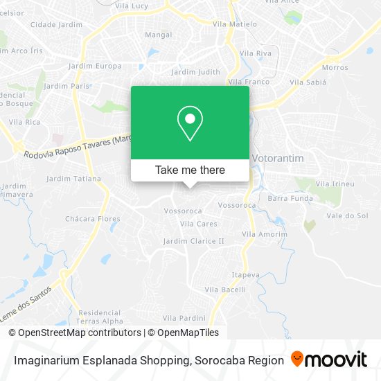 Imaginarium Esplanada Shopping map