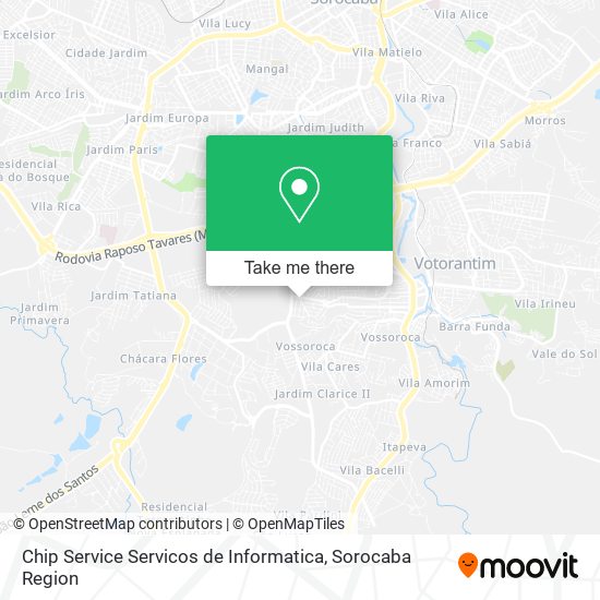 Chip Service Servicos de Informatica map