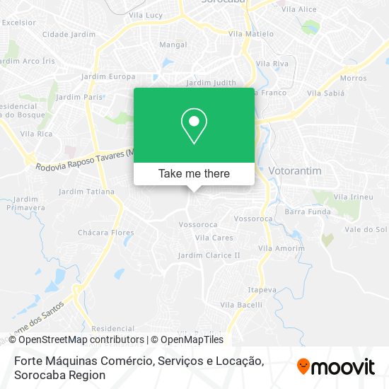 Forte Máquinas Comércio, Serviços e Locação map