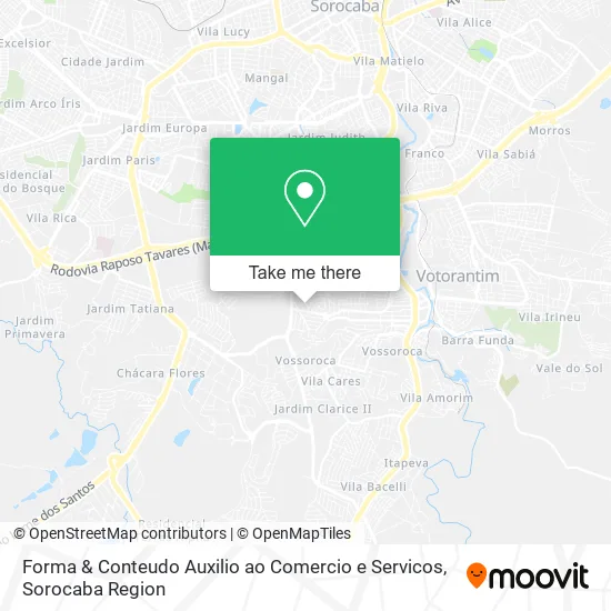 Forma & Conteudo Auxilio ao Comercio e Servicos map