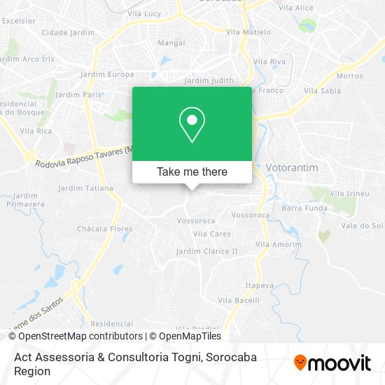 Act Assessoria & Consultoria Togni map