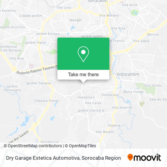 Dry Garage Estetica Automotiva map