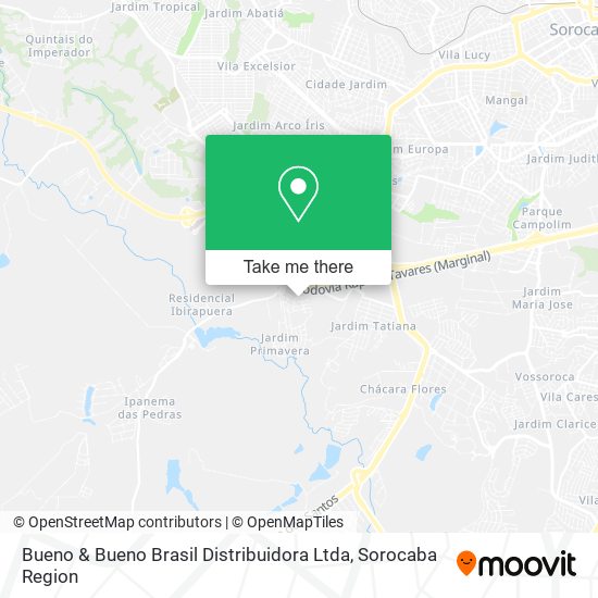 Bueno & Bueno Brasil Distribuidora Ltda map