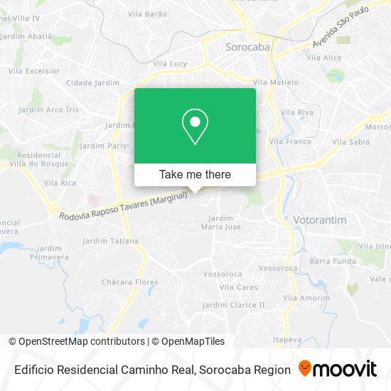 Edificio Residencial Caminho Real map