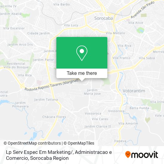 Lp Serv Espec Em Marketing / , Administracao e Comercio map