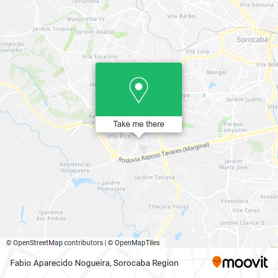 Fabio Aparecido Nogueira map