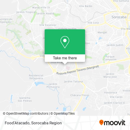 Food'Atacado map