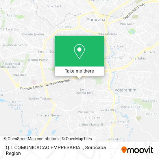 Q.I. COMUNICACAO EMPRESARIAL map