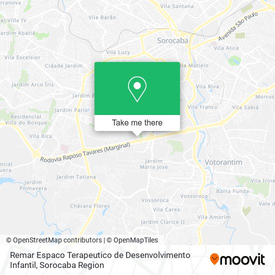 Remar Espaco Terapeutico de Desenvolvimento Infantil map