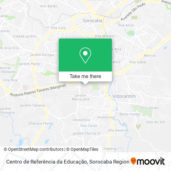 Centro de Referência da Educação map