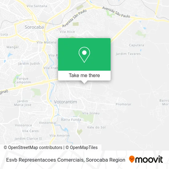 Esvb Representacoes Comerciais map