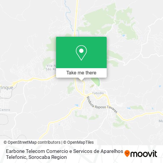 Earbone Telecom Comercio e Servicos de Aparelhos Telefonic map