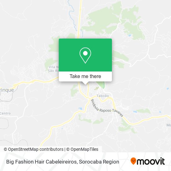 Big Fashion Hair Cabeleireiros map