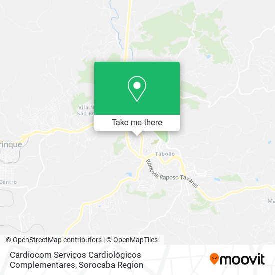 Mapa Cardiocom Serviços Cardiológicos Complementares
