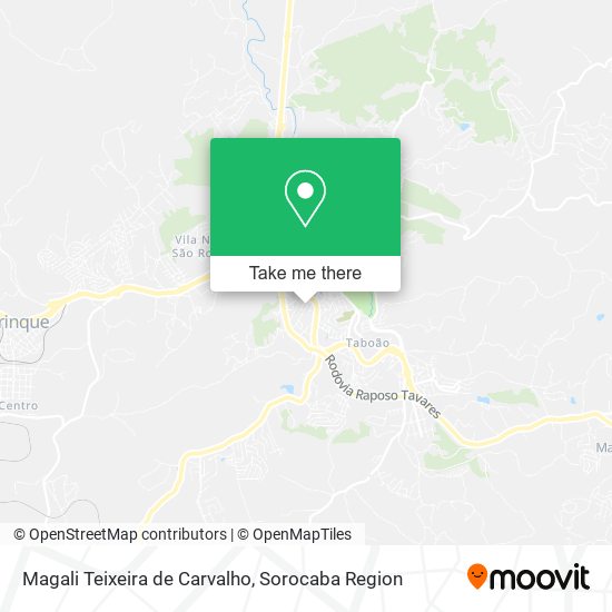 Magali Teixeira de Carvalho map