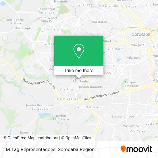 M.Tag Representacoes map