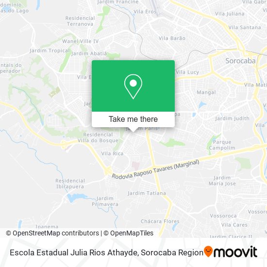 Escola Estadual Julia Rios Athayde map