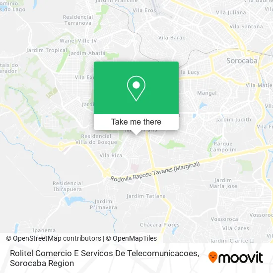 Rolitel Comercio E Servicos De Telecomunicacoes map