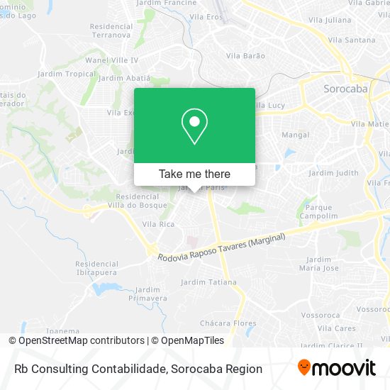 Rb Consulting Contabilidade map