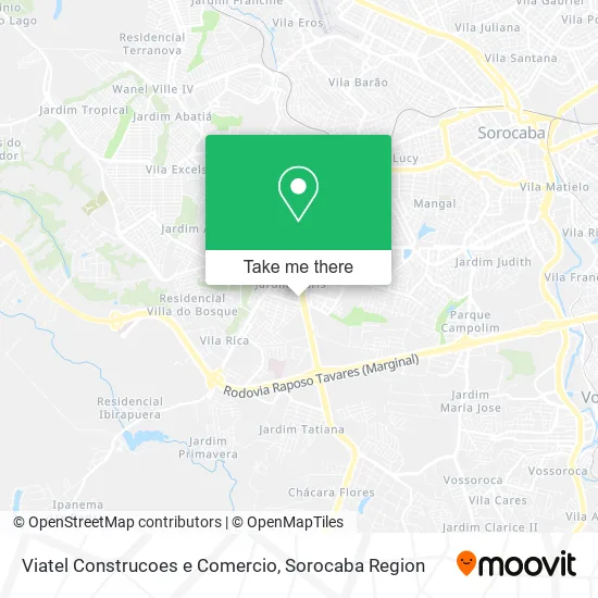 Viatel Construcoes e Comercio map
