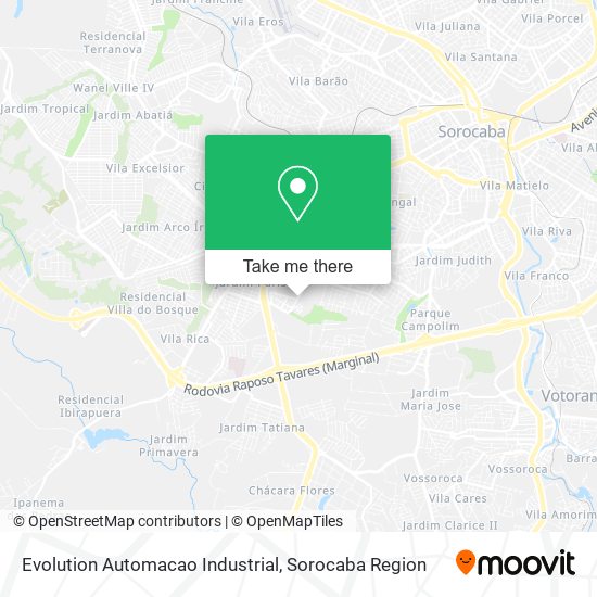 Evolution Automacao Industrial map