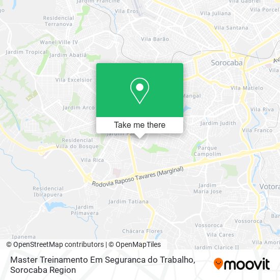 Master Treinamento Em Seguranca do Trabalho map