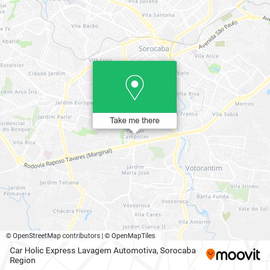 Car Holic Express Lavagem Automotiva map